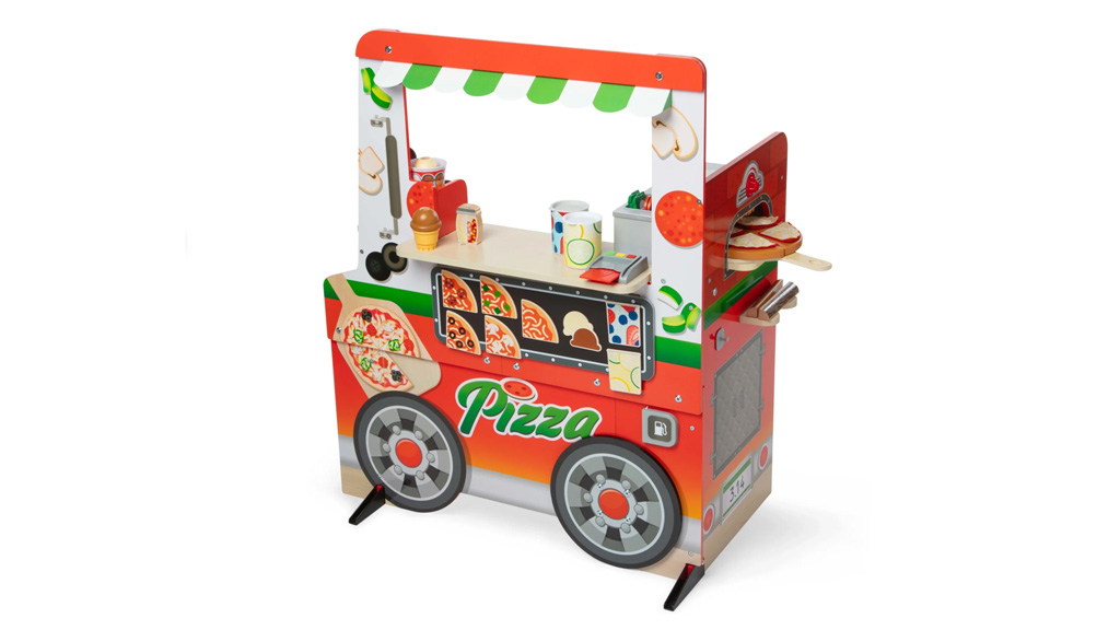 Spielvorstellung: Melissa &amp;amp; Doug Holz-Pizza-Foodtruck-Aktivitätszentrum