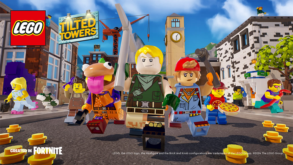 LEGO Tycoon: Tilted Towers schließt sich Fortnite an