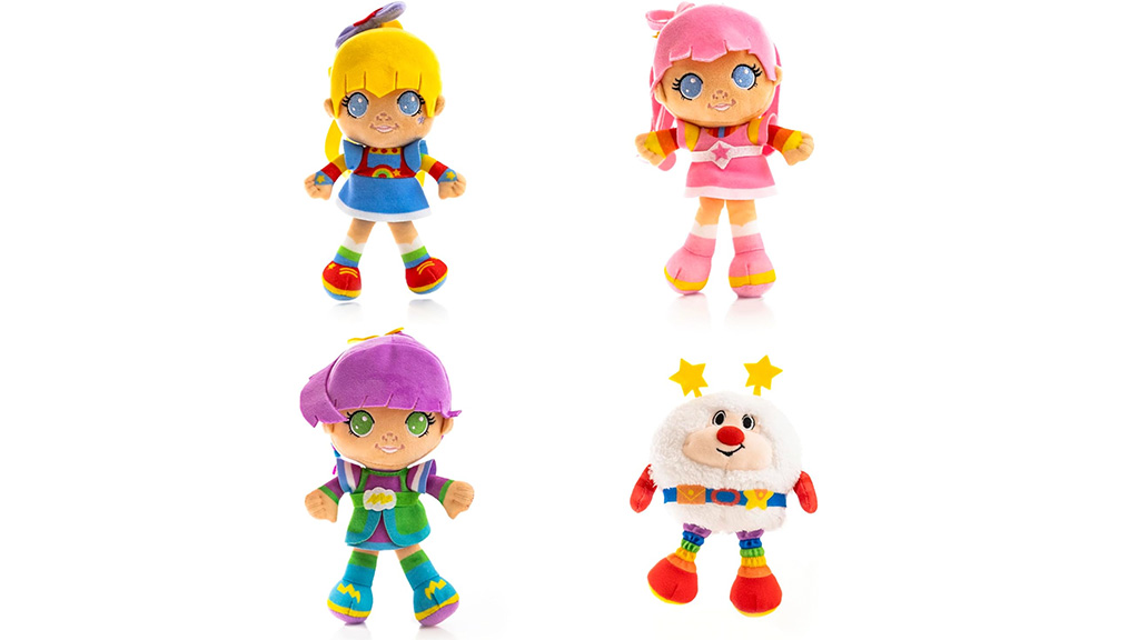 Die neuen Rainbow Brite Plüschtiere bringen Farbe in die Sammlung der Kinder.