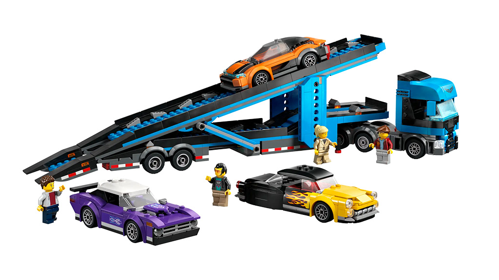 Spielepräsentation: LEGO City Autotransporter mit Sportwagen