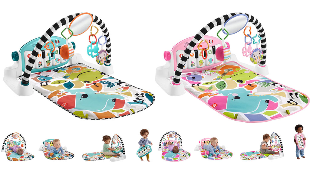 Spielvorstellung: Fisher-Price Strampelklavier-Spielmatte mit Licht und Ton