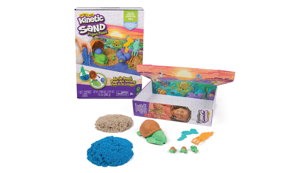 Rette den Ozean mit einem Sandkorn mit der Spin Master Kinetic Sand Project Planet Kollektion.