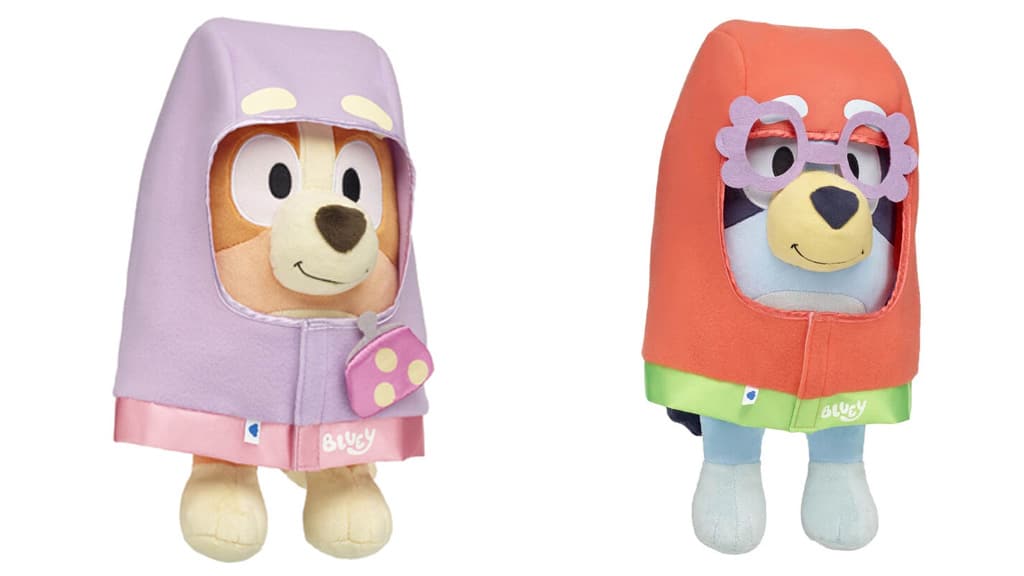 Erstelle deine eigenen Bluey- und Bingo-Figuren im Build-A-Bear Workshop