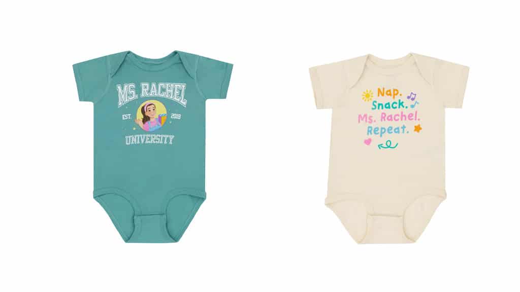 Kleide dein Kind in Kleidung im Ms. Rachel-Stil.