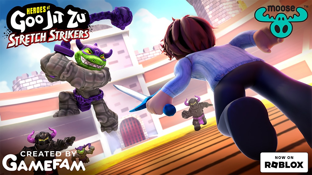 Gamefam und Moose Toys präsentieren das Goo Jit Zu Roblox-Erlebnis