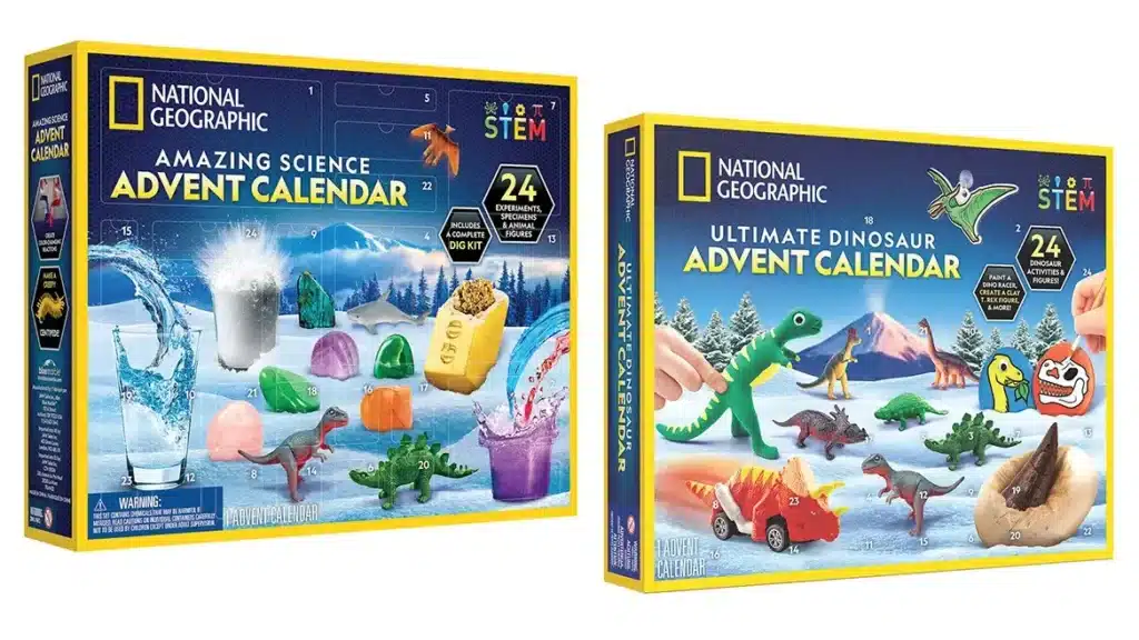 Adventskalender, um die Tage bis zu den Feiertagen zu zählen