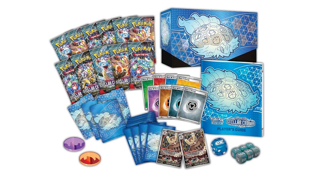 Pokémon TCG: Karmesin &amp;amp; Purpur — Stellar Crown Elite Trainer Box