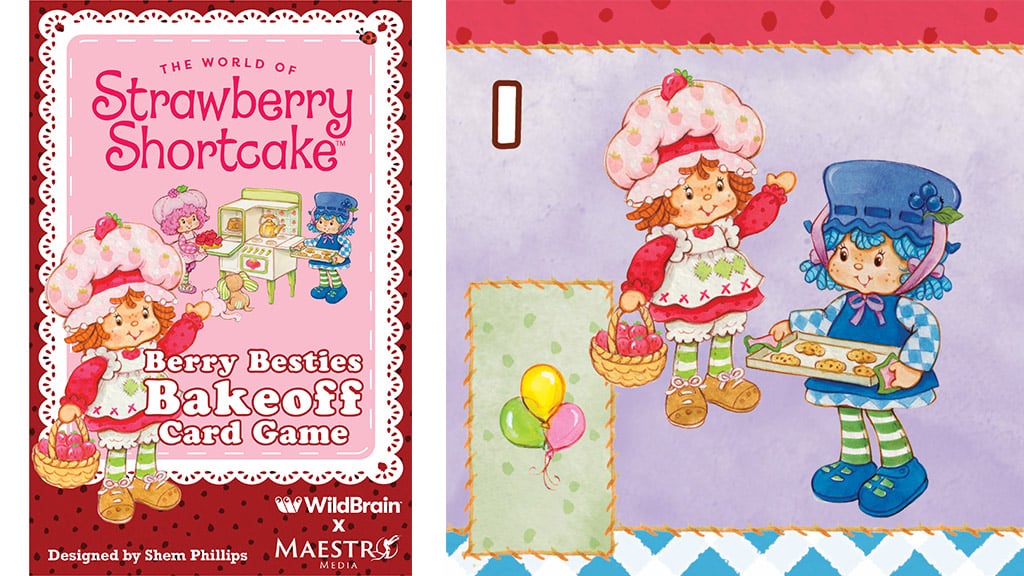 Backe mit deinen besten Freunden einen neuen Erdbeerbiskuit im Kartenspiel!