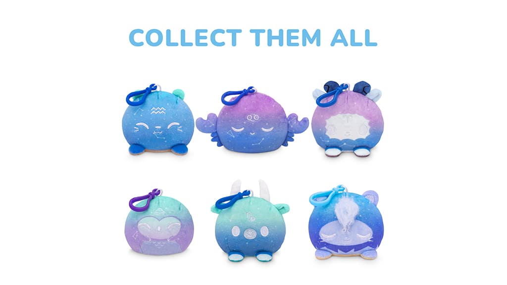 Lerne Astrologie mit der Familie und den TeeTurtle wendbaren Zodiakus-Plüschtieren