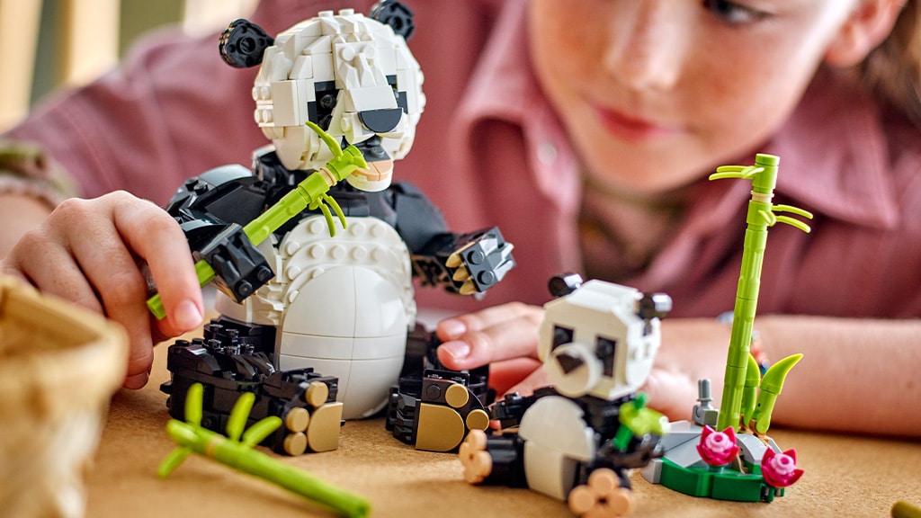 LEGO Creator 3-in-1 Wilde Tiere: Pandafamilie