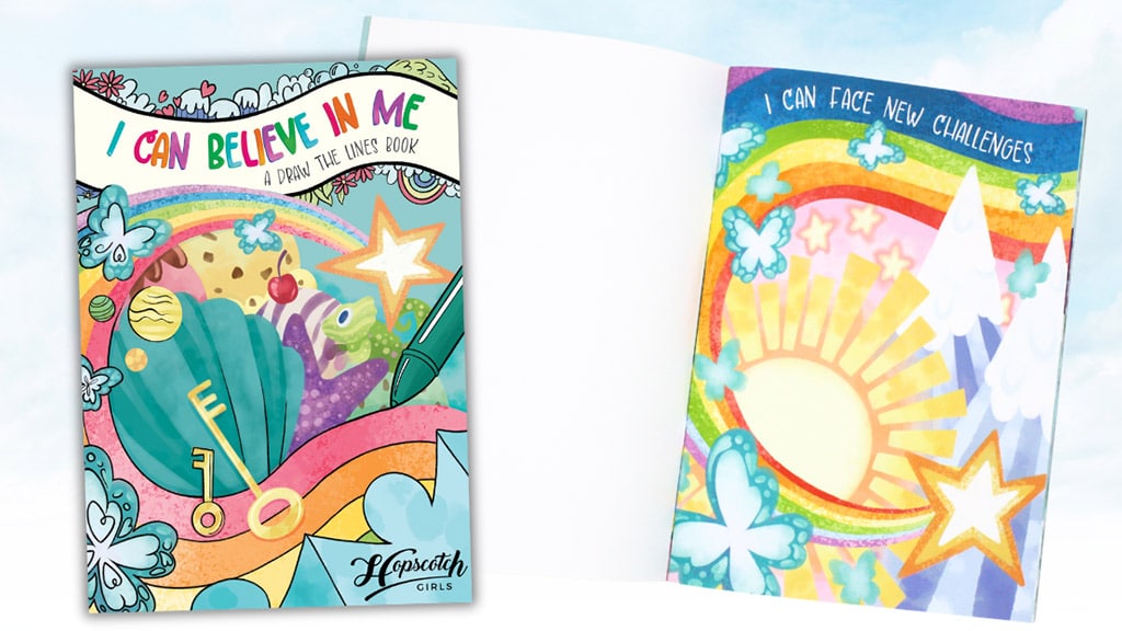 Das neue Malbuch von Hopscotch Girls überschreitet die Grenzen des Spaßes.