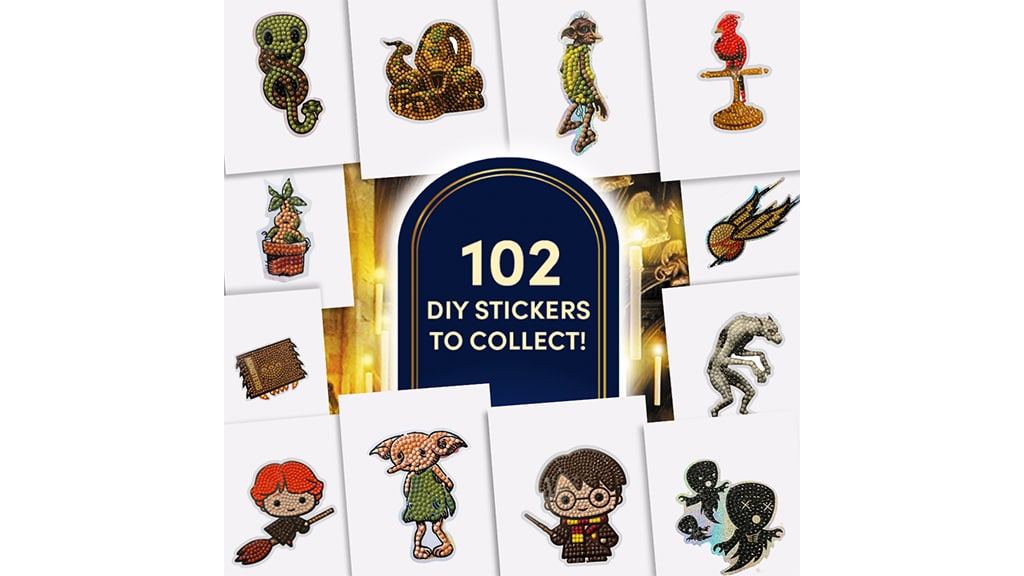 Mit dem Craft Buddy Harry Potter Stickeralbum können wir magische Kunstwerke erschaffen