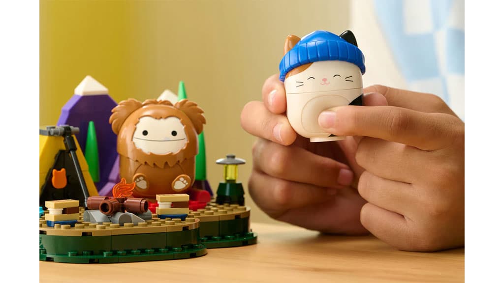 Jazwares BLDR Squishmallows Outdoor Abenteuer Klub Bauset