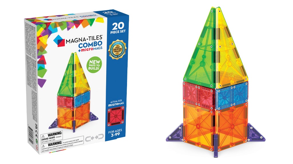 MAGNA-TILES® Kombiniertes 20-teiliges Set
