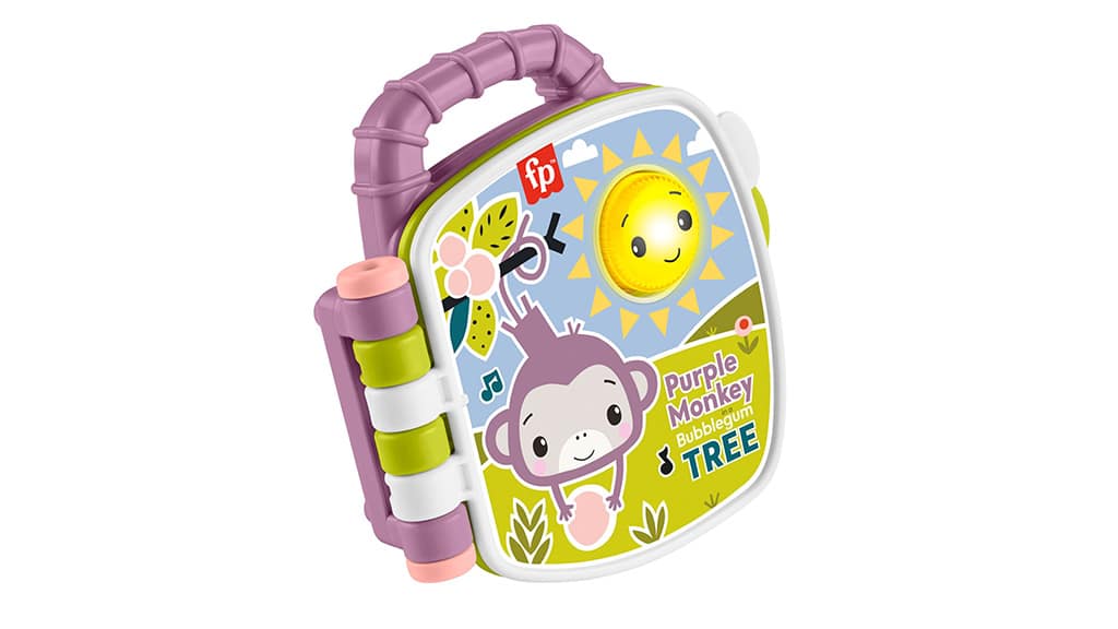 Fisher-Price Lila Affe Musikalisches Märchenbuch