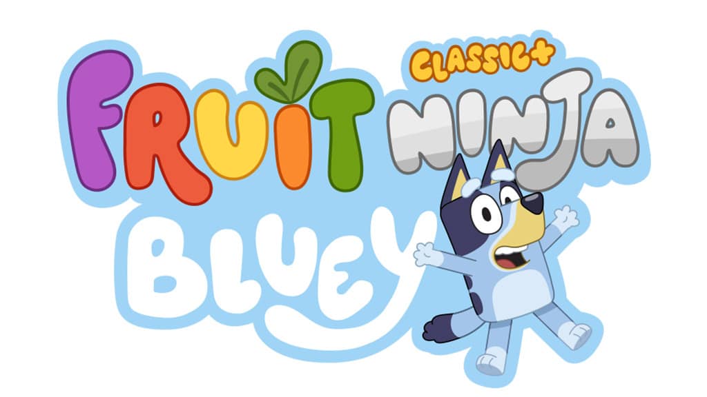 Bluey schließt sich Fruit Ninja für fruchtigen Spaß an