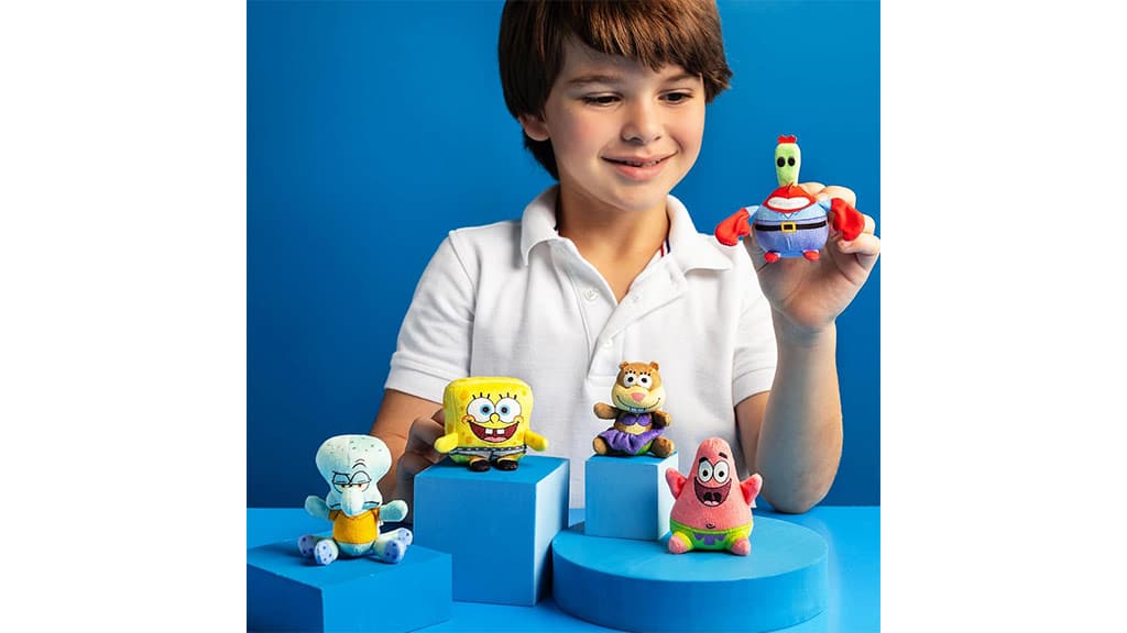 Basic Fun! Micro Teenies SpongeBob 5er-Pack
