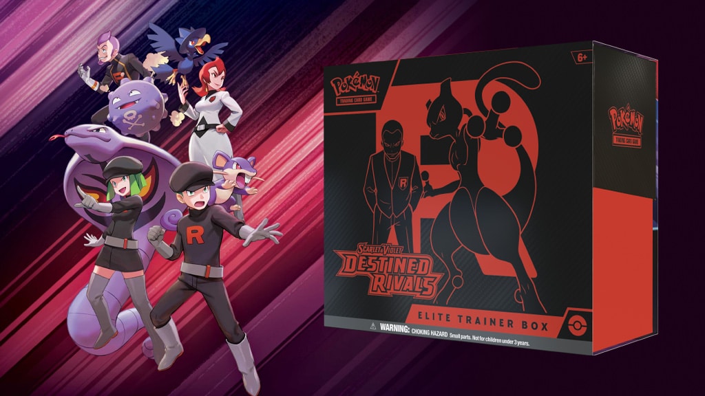 Pokémon TCG: Karmesin &amp;amp; Purpur Schicksalhafte Rivalen Elite-Trainingsset
