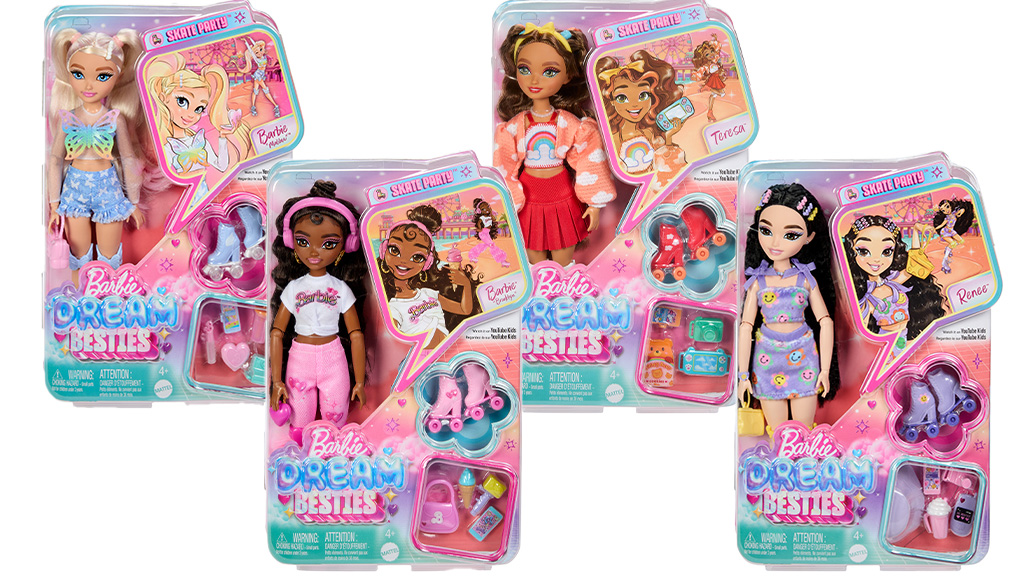 Kinder können mit den neuen Barbie Dream Besties Episoden und Puppen groß träumen