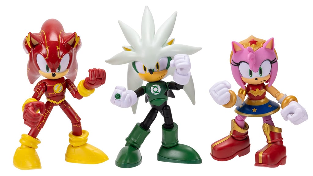 DC Comics und Sonic, der Igel, vereinen ihre Kräfte für eine fantastische neue Figurenkollektion