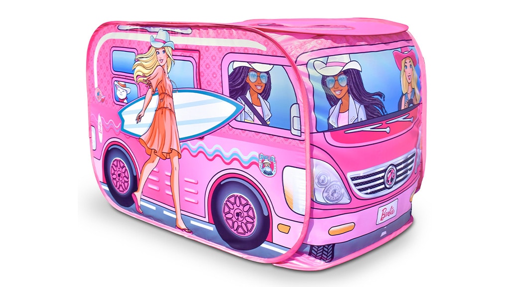 Sunny Days Entertainment Barbie Cowgirl Wohnwagen Pop-up Zelt