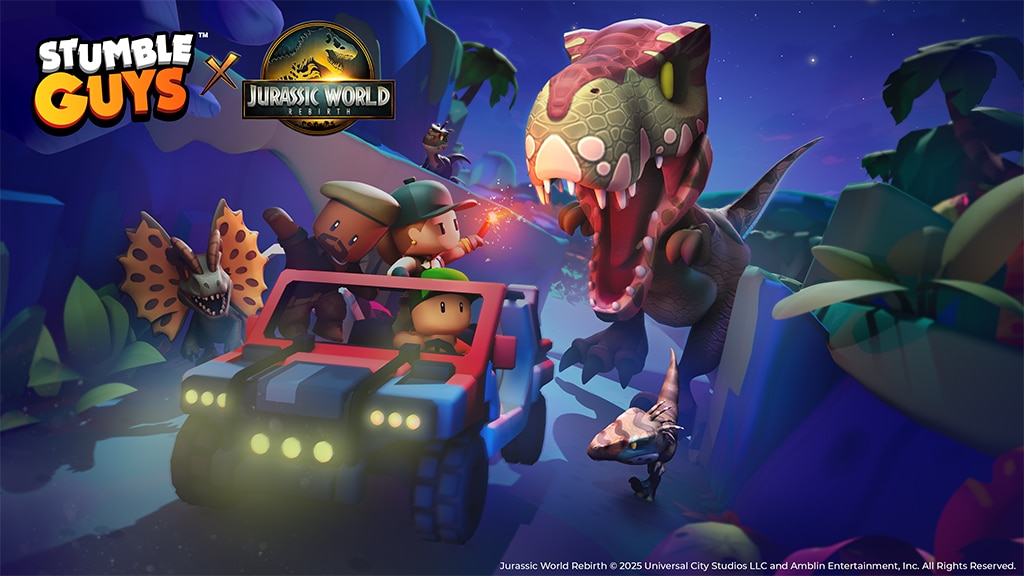 Das Stumble Guys-Update enthält Jurassic World-Charaktere und viele weitere Neuheiten
