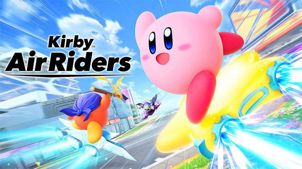 Wettstreite und fliege mit dem Nintendo-Spiel Kirby Air Riders
