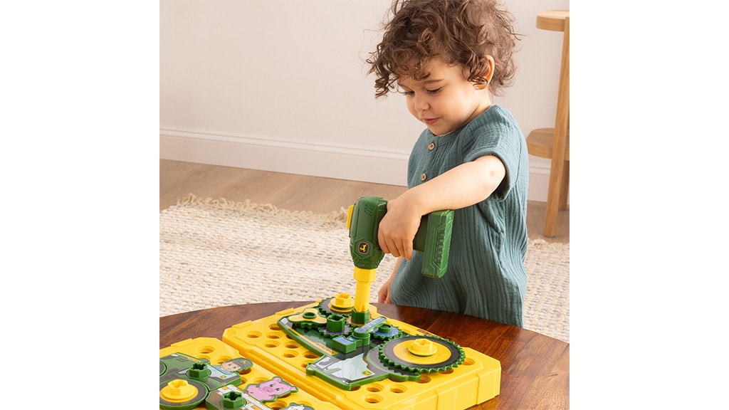 TOMY John Deere Build-A-Buddy Aktivitätstisch