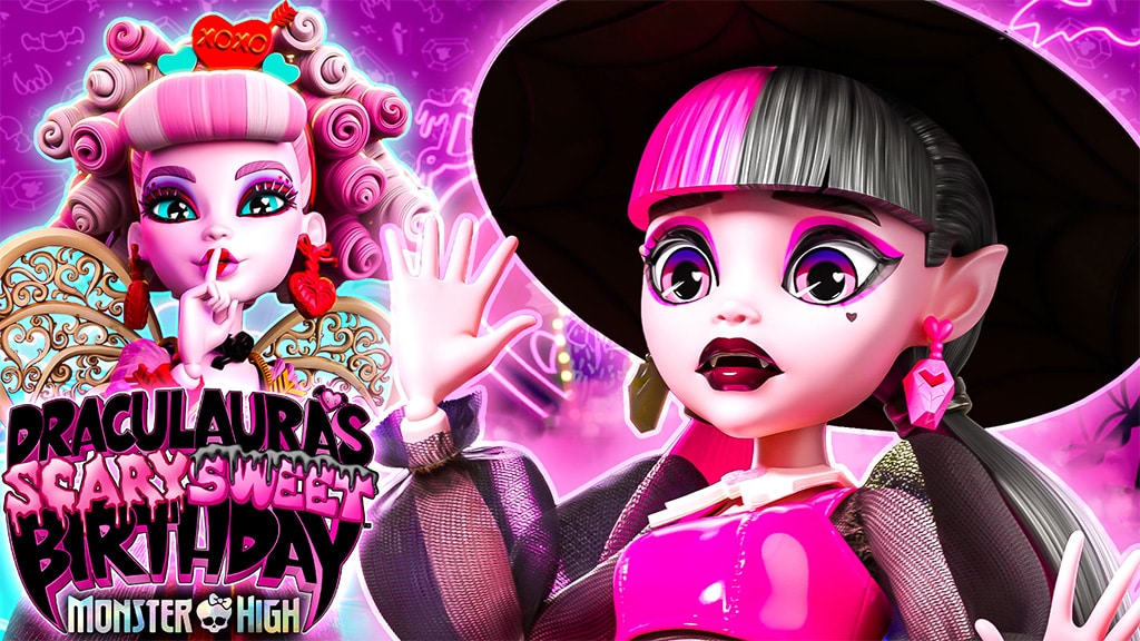 Feiere Draculauras Geburtstag mit der neuen Monster High YouTube-Serie!