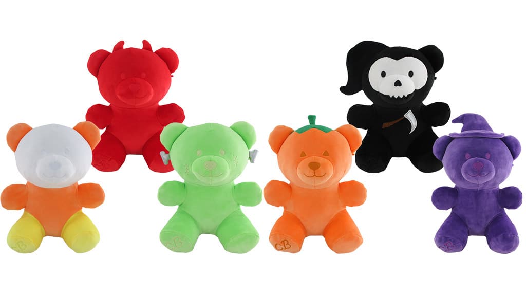 Die neuen Candy Bears Plüschbären von Yoonique versüßen den Herbst und Weihnachten.