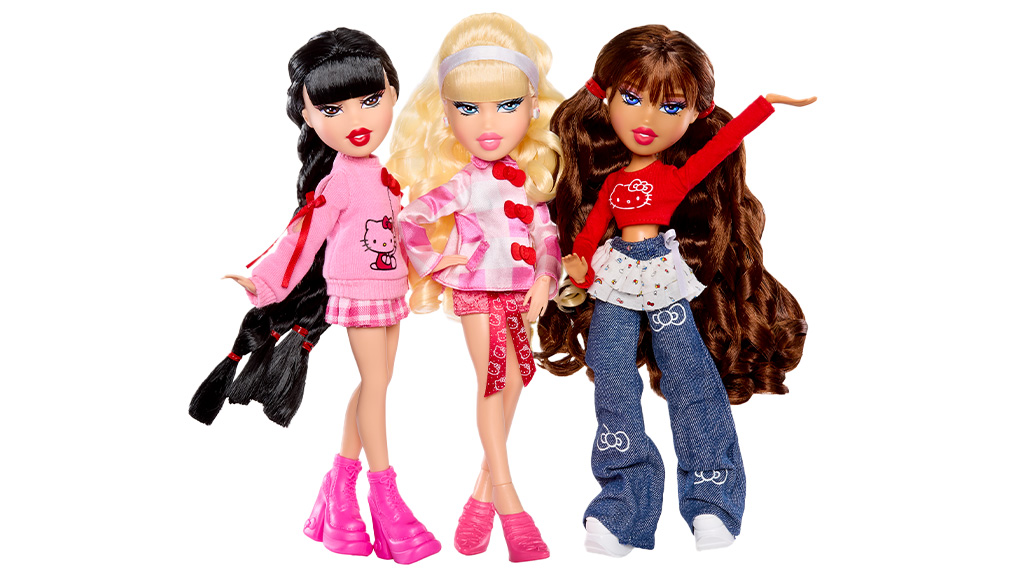 Schau dir diese süßen Bratz Hello Kitty Puppen an!