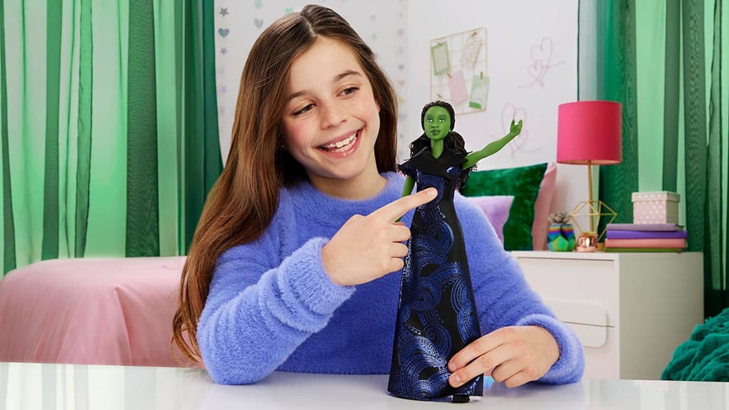 Kinder können mit den neuen Wicked: For Good Spielzeugen die Magie erleben