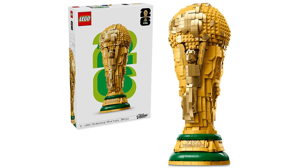 Hol das Gold nach Hause mit der neuen LEGO Edition der offiziellen FIFA-Weltmeisterschafts-Trophäe