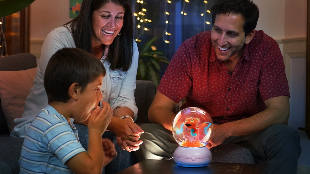 Die Kristallkugel des interaktiven Spiels Imagix Künstliche Fantasie