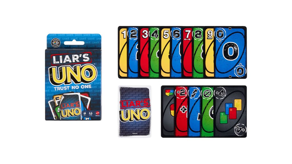 Mattel UNO Liars Kartenspiel