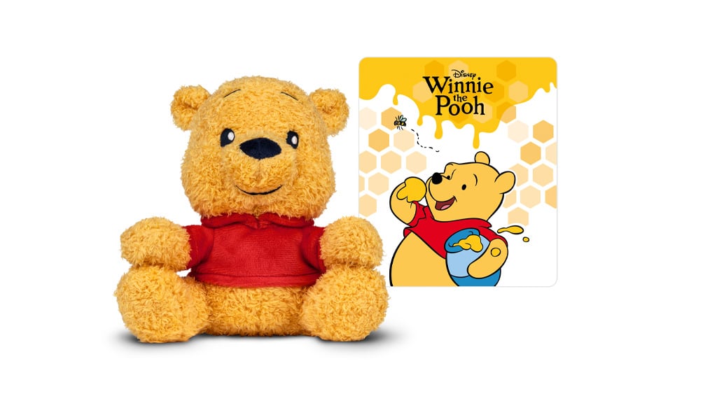 Diese Disney-Themen-Tonie-Kuscheltiere sind bereit für die Gutenachtgeschichte.