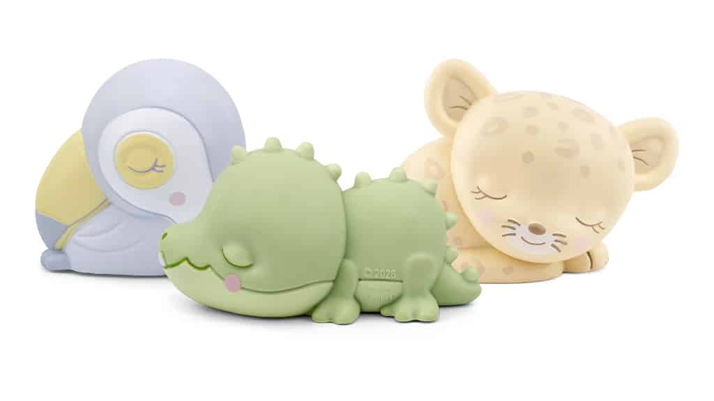 Diese Schlummer-Dschungel-Schlafkameraden interaktiven Spielzeuge schaffen eine beruhigende Atmosphäre zur Schlafenszeit.