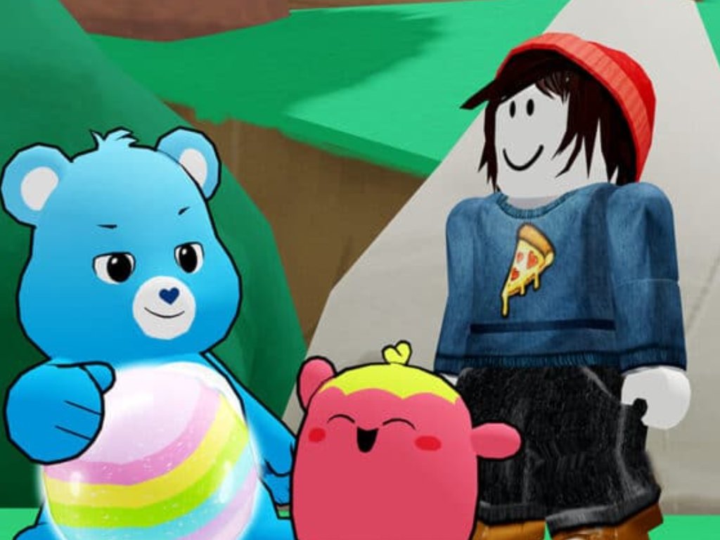 Bringe die gute Stimmung in das Spiel Care Bears: Care Mission auf Roblox