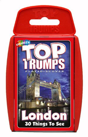 Új London kártyajáték a Top Trumps-tól