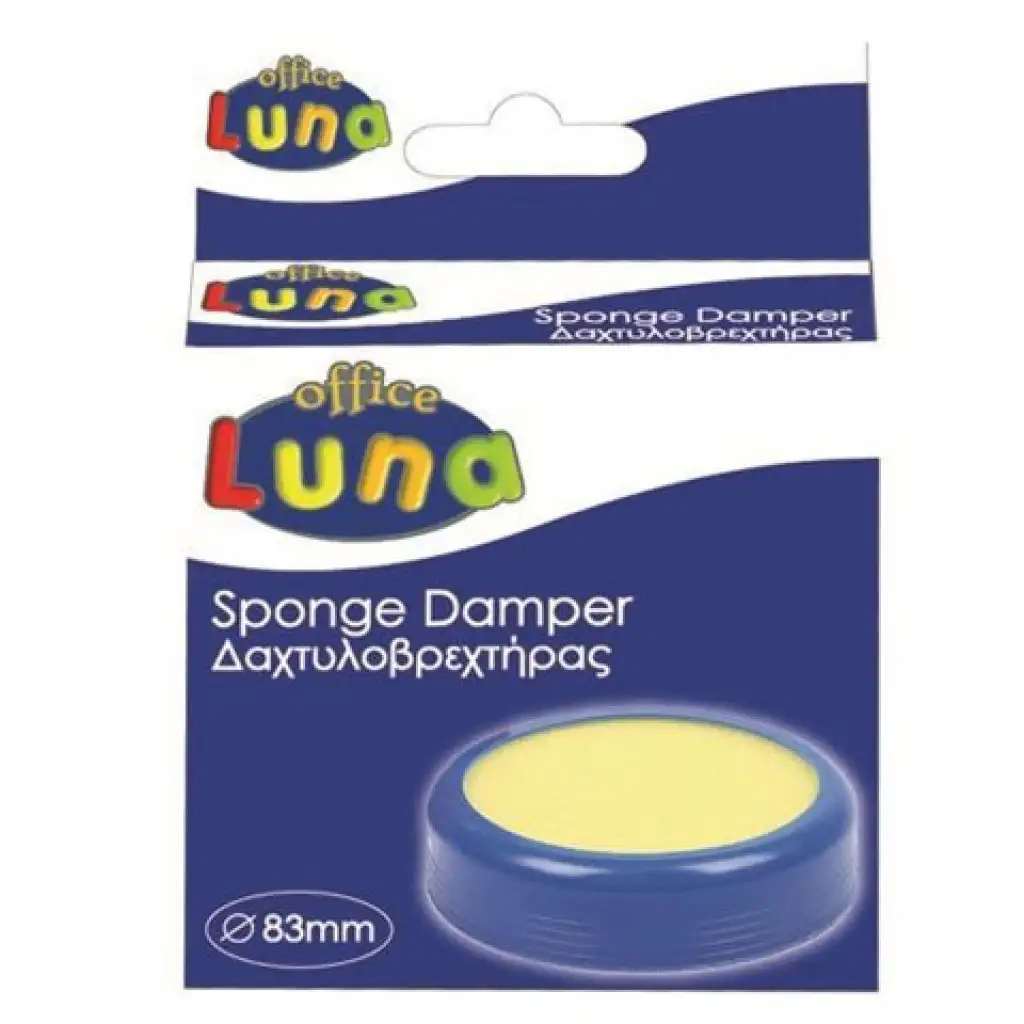 Fingeranfeuchter Schwamm im Behälter 83mm