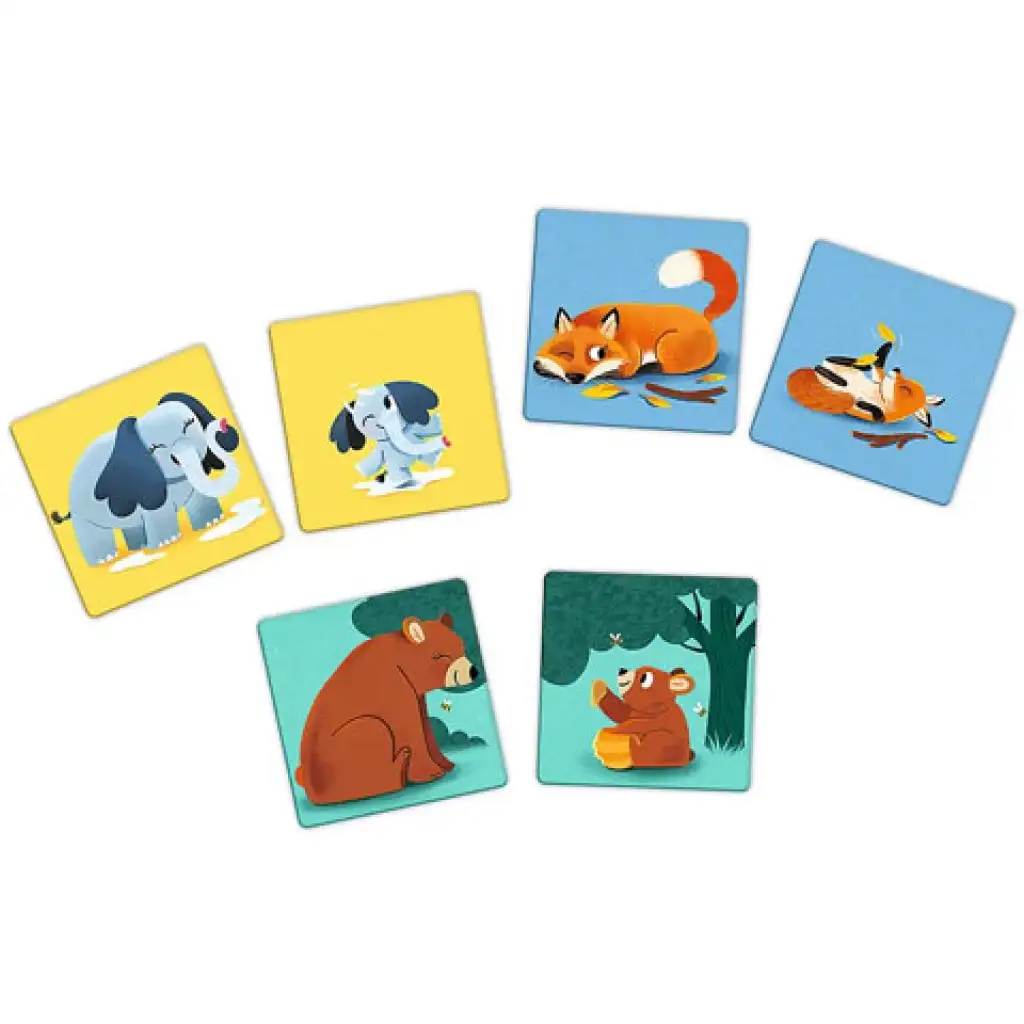 Tiere Maxi Memo-Spiel 24-teilig - Trefl kép 2