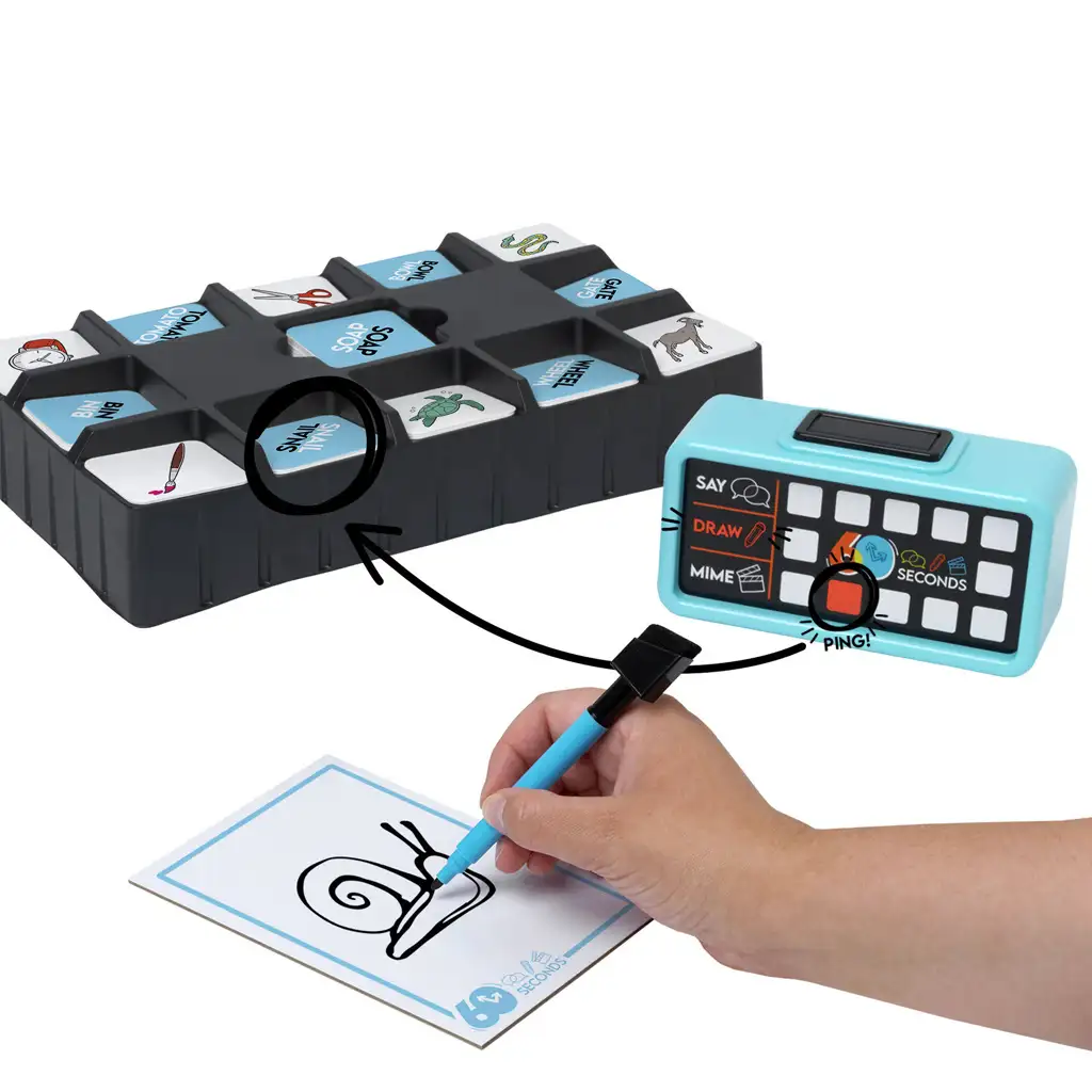 60 Sekunden Gesellschaftsspiel - Umschreiben, zeichnen, pantomimisch darstellen... kép 3