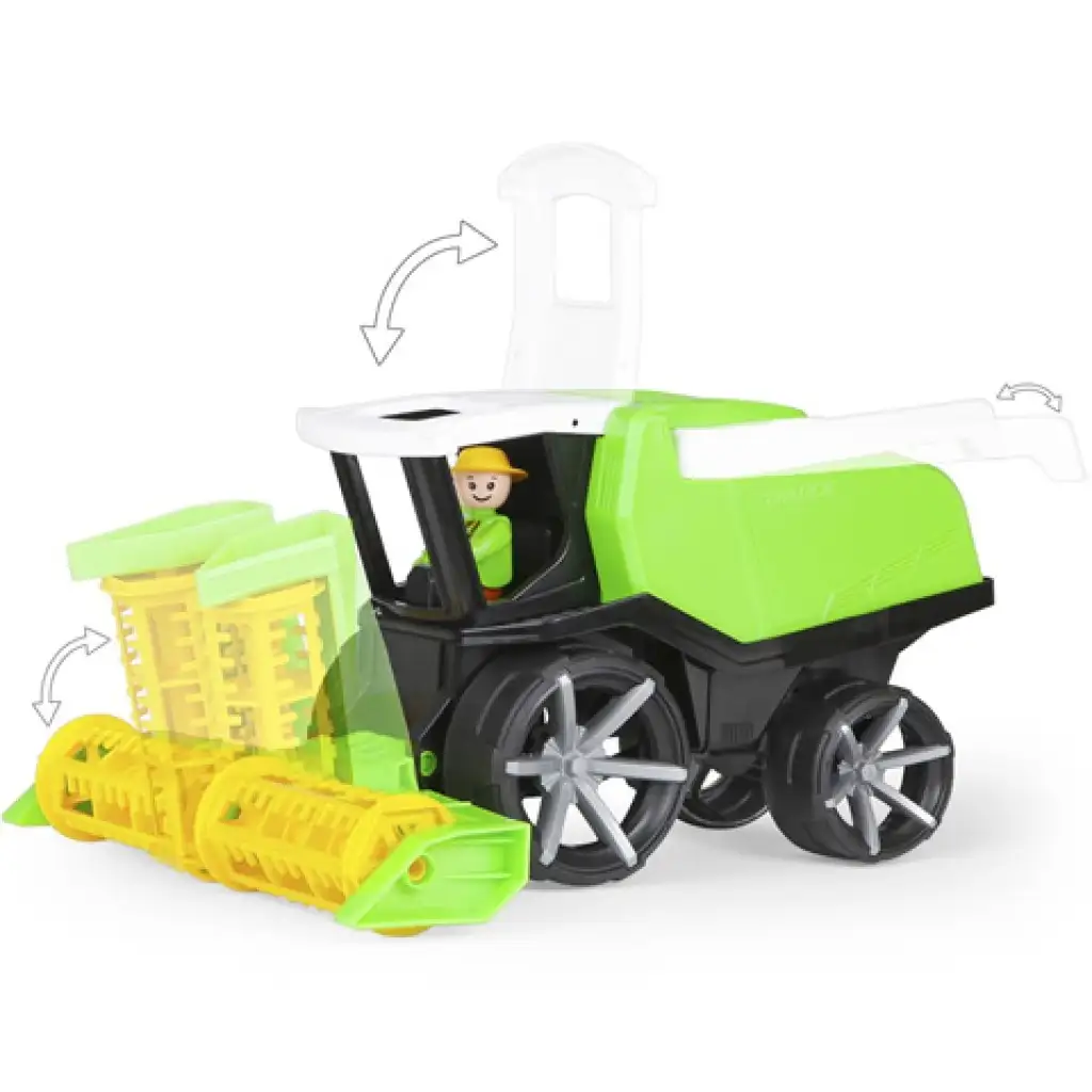 LENA: Truxx 2 grüner Mähdrescher 35cm kép 4