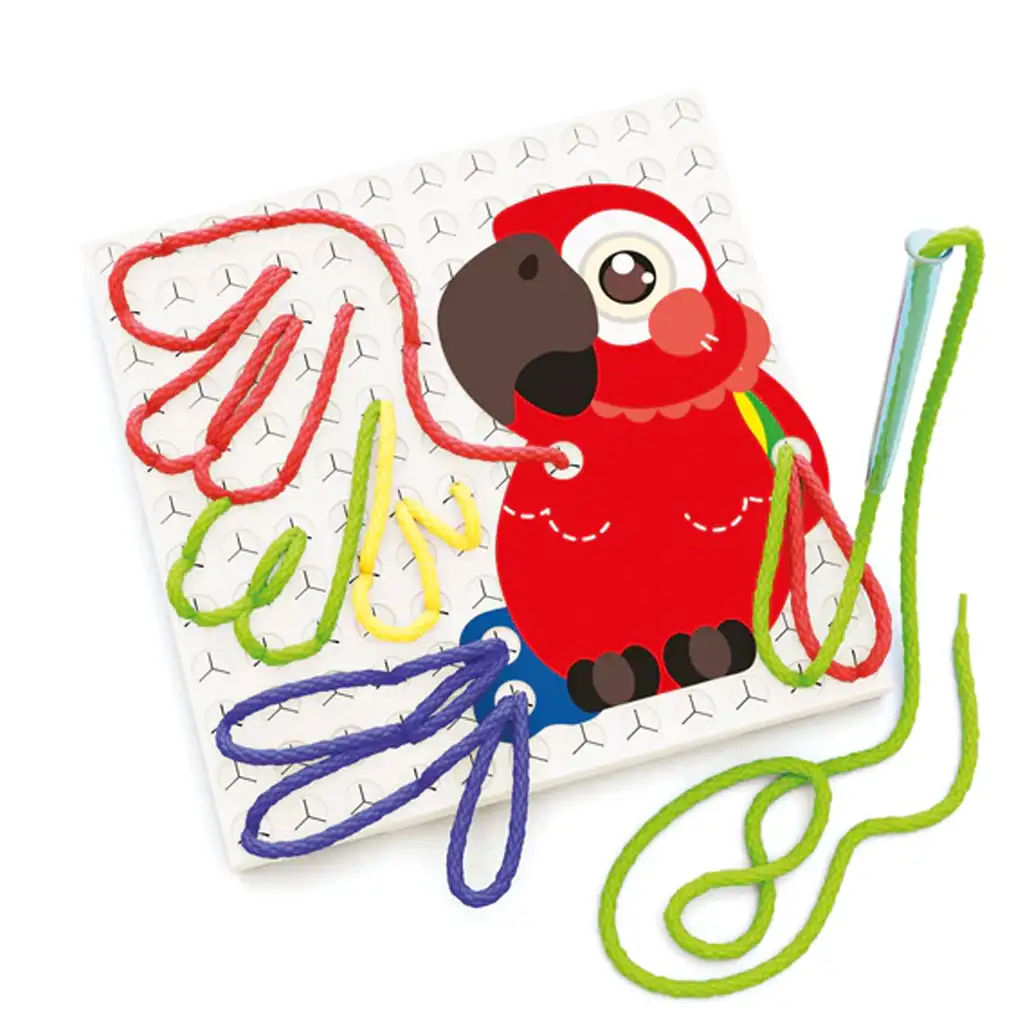 Quercetti: FantaFilo - Zoo Schnürspiel kreatives Spiel kép 2