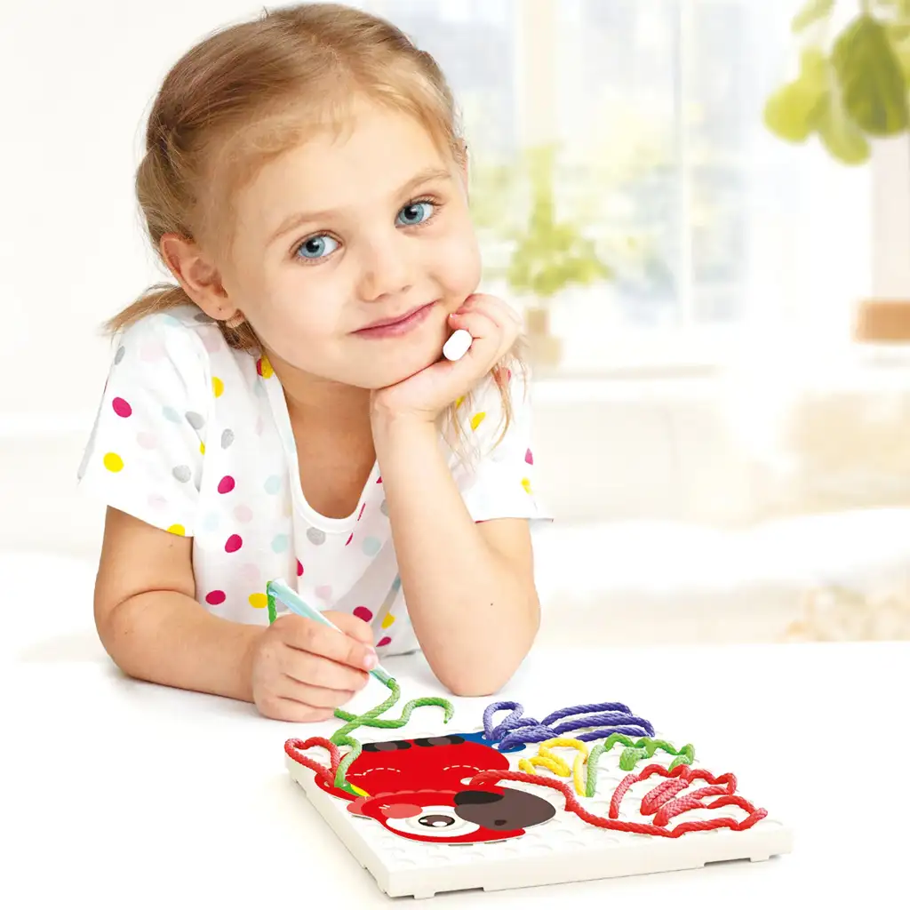 Quercetti: FantaFilo - Zoo Schnürspiel kreatives Spiel kép 4