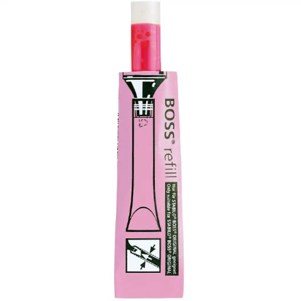 Stabilo: BOSS refill pink szövegkiemelőfilc utántöltő kép 1
