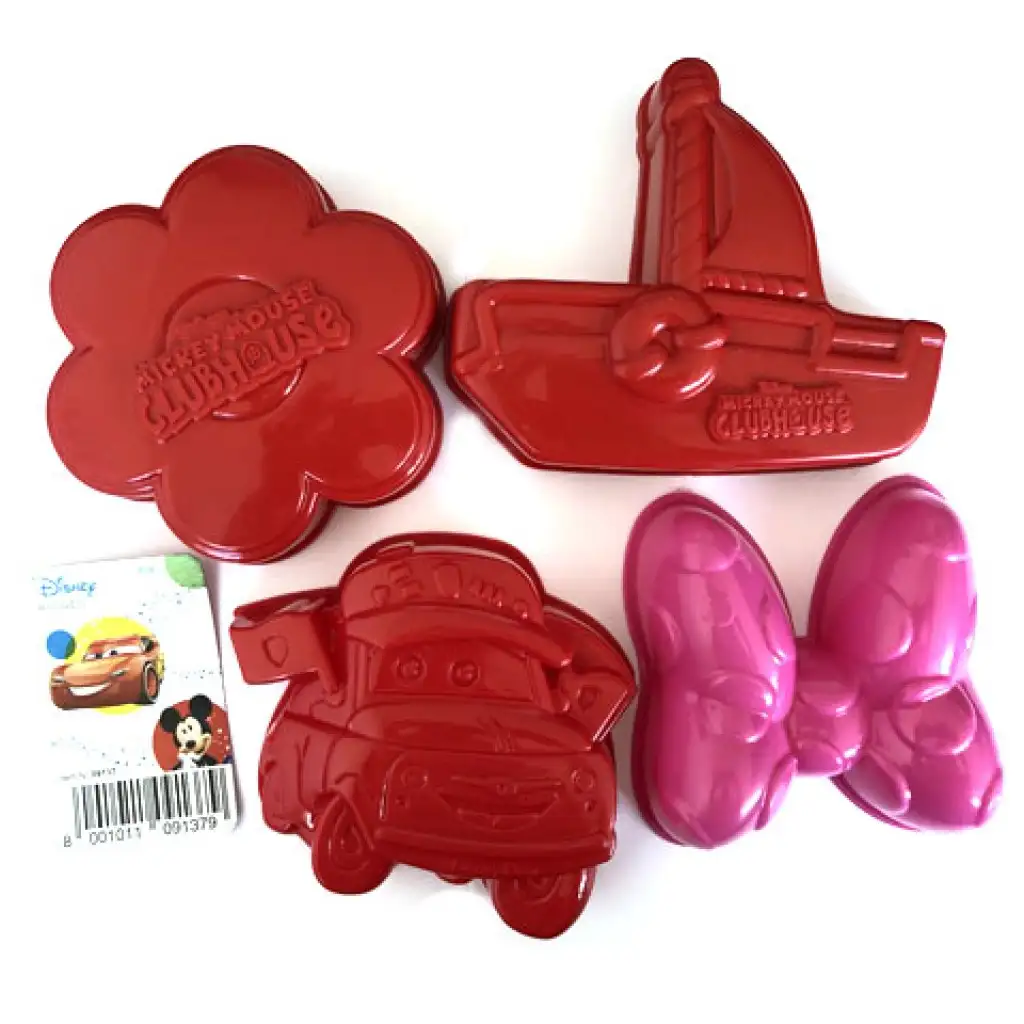 Disney+Cars und Minnie Maus Sandkasten-Formenset 4-teilig kép 2