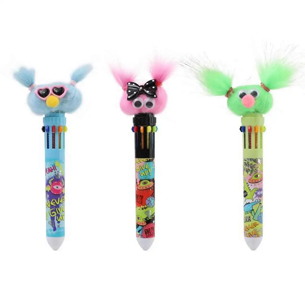 Nebulo: 10-farbiger Kugelschreiber mit verschiedenen Figuren, 1 Stück kép 2