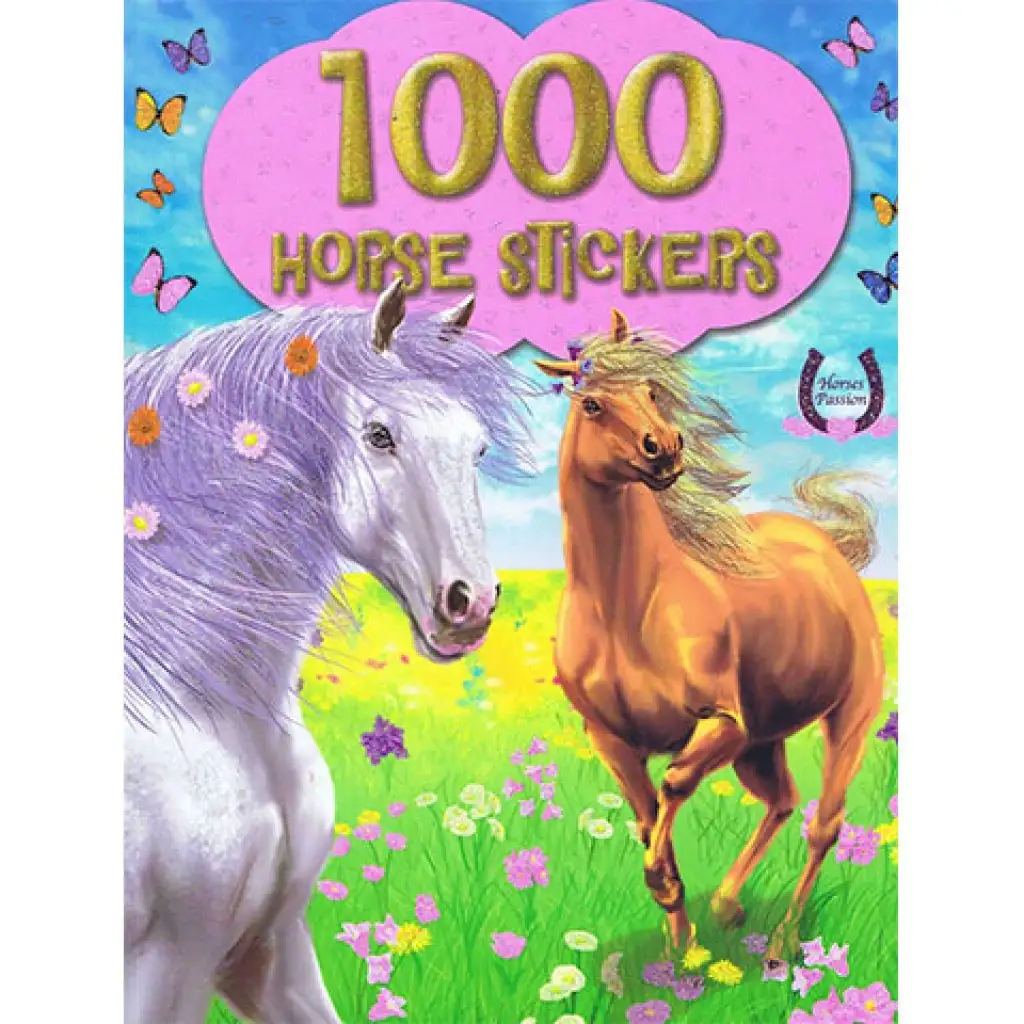 1000 Pferde Sticker 1. - Blumenwiese Stickeralbum