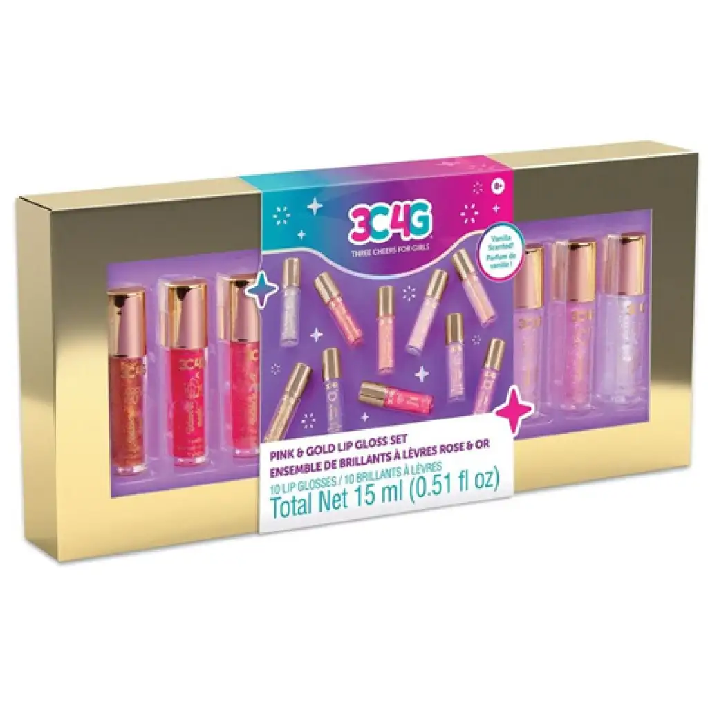 Make it Real: 3C4G pink und gold 10er Lipgloss-Set
